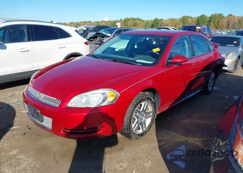 2013 Chevrolet Impala Lt из США, поврежденный, VIN 2G1WB5E35D1145610